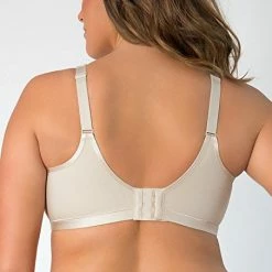 Curvy Couture Cotton Luxe Wirefree Bra 1010 - Natural