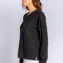 PJ Salvage Cozy L/S Top RZCOLS