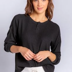 PJ Salvage Cozy L/S Top RZCOLS