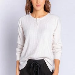 PJ Salvage Cozy L/S Top RZCOLS