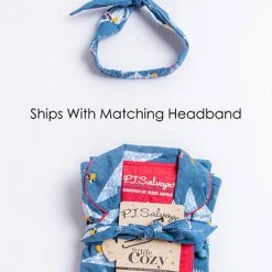 PJ Salvage Apres Ski Flannel J Set RZFLPJ In Dark Denim