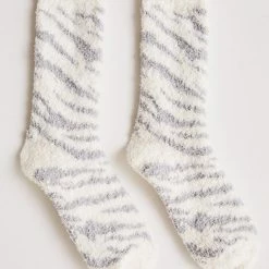 Z Supply Lounge Z Lounge Zebra Plush Socks ZLA213104