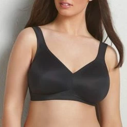 Anita 5493 Maximum Comfort Soft Cup Wireless Bra - Black & Skin