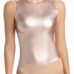 Commando Faux Leather Deep-V Bodysuit BDS014