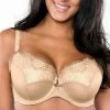 Curvy Couture Tulip Lace Push Up Bra 1017