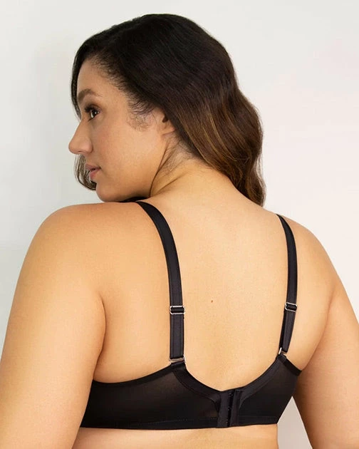 Curvy Couture Tulip Smooth Push Up Bra 1274 - Designer Leopard