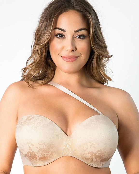 Curvy Couture Smooth Strapless Multi-Way Bra 1290