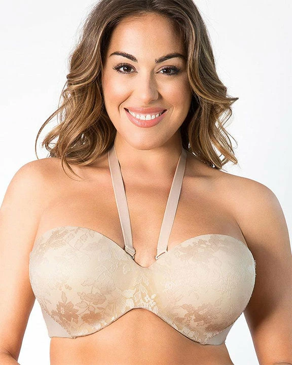Curvy Couture Smooth Strapless Multi-Way Bra 1290