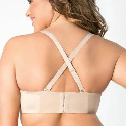 Curvy Couture Smooth Strapless Multi-Way Bra 1290