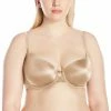 Curvy Couture 1102 Lace Shine T-Shirt Bra - Bombshell Nude