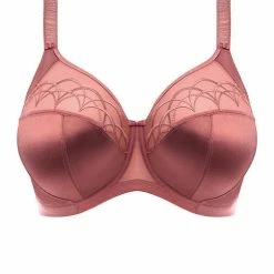 Elomi Cate Side Support Lace Smoothing Bra In Rosewood EL4030 Elomi Lingerie