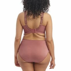 Elomi Cate Side Support Lace Smoothing Bra In Rosewood EL4030 Elomi Lingerie