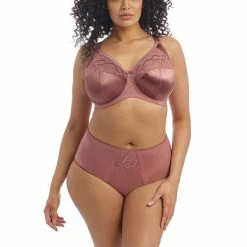 Elomi Cate Side Support Lace Smoothing Bra In Rosewood EL4030 Elomi Lingerie