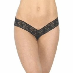 Hanky Panky Lace Crotchless Thong 481001