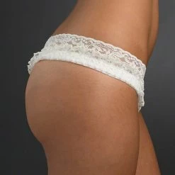 Hanky Panky 4810N2 Rosalyn Low Rise Bridal Thong