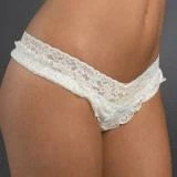 Hanky Panky 4810N2 Rosalyn Low Rise Bridal Thong