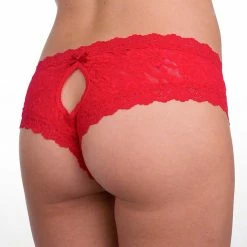 Hanky Panky 482921 Open Crotch Hipster Boyshort