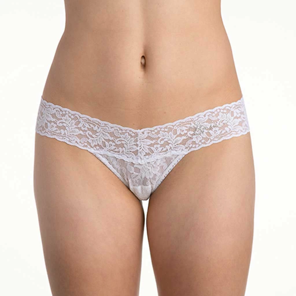 Hanky Panky 491041 Signature Lace Low Rise Bridal Thong