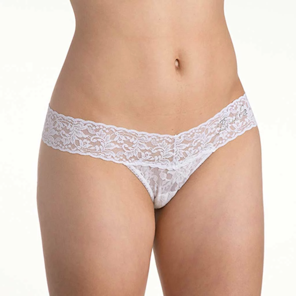 Hanky Panky 491041 Signature Lace Low Rise Bridal Thong