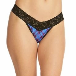 Hanky Panky Twilight Plaid L/R Thong 5N1586