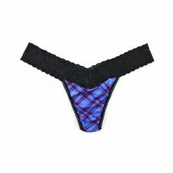 Hanky Panky Twilight Plaid L/R Thong 5N1586
