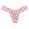 Hanky Panky Lace Low Rise Thong PR4911 - Pink Frost