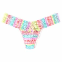 Hanky Panky Lace Low Rise Thong PR4911 - Bohemian Stripe