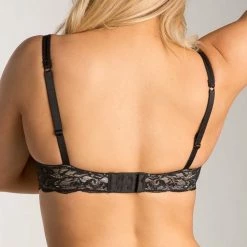 Le Mystere Sophia Lace Bra With Memory Foam 2435 - Black & Pearl