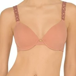 Natori Pure Luxe Contour T-Shirt Bra 732080 - Frose / Red Clay