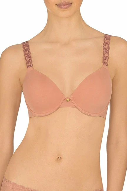 Natori Pure Luxe Contour T-Shirt Bra 732080 - Frose / Red Clay