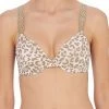 Natori Pure Luxe Contour T-Shirt Bra 732080 - Sandcastle Animal Print