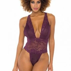 Oh La La Cheri Mirabelle Lace Teddy 52-11602