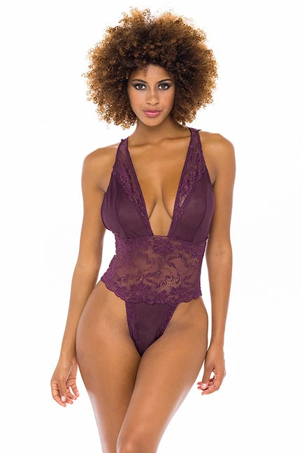 Oh La La Cheri Mirabelle Lace Teddy 52-11602