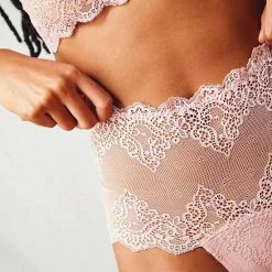 Only Hearts So Fine Lace Hi Waist Thong 51667