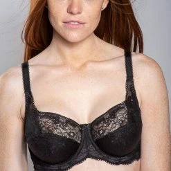 Panache Clara Balconnet Bra 7255 - Charcoal-Black