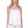 PJ Harlow BABE Satin Cami With Adjustable Straps