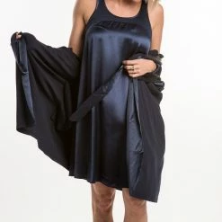 PJ Harlow LINDSAY Satin Racerback Chemise