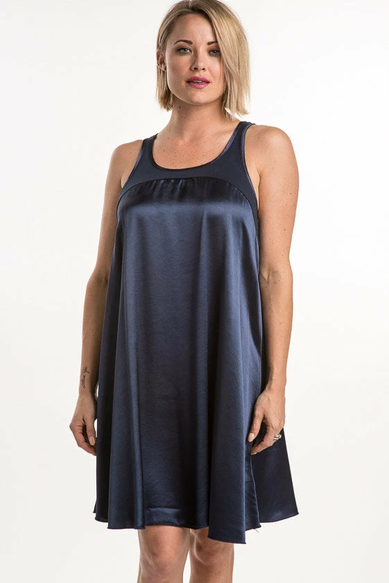 PJ Harlow LINDSAY Satin Racerback Chemise