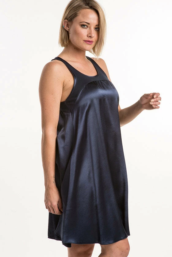 PJ Harlow LINDSAY Satin Racerback Chemise