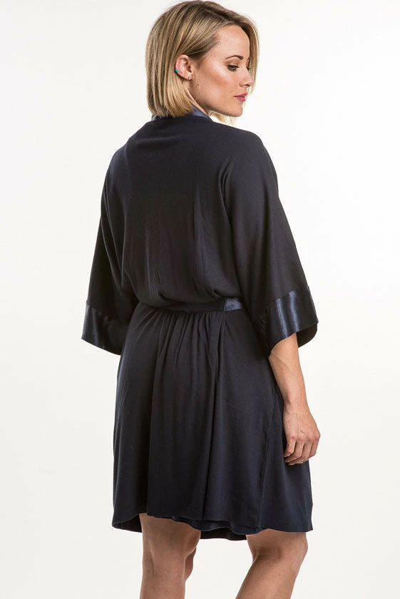 PJ Harlow SHALA Satin Trim Robe