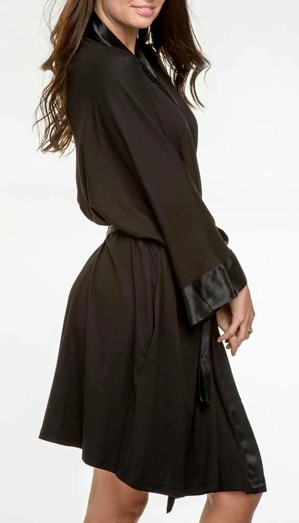 PJ Harlow SHALA Satin Trim Robe