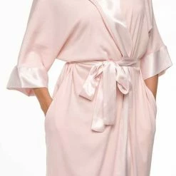 PJ Harlow SHALA Satin Trim Robe