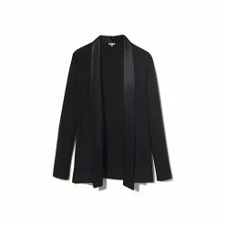 PJ Harlow SHELBY Satin Trimmed Jacket