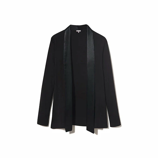 PJ Harlow SHELBY Satin Trimmed Jacket