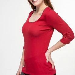 PJ Harlow Norah 3/4 Sleeve Tee T2011