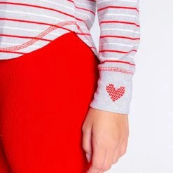 PJ Salvage Frosted Fairisle Long Sleeve Top RAFFLS1