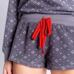 PJ Salvage Frosted Fairisle Short RAFFS2