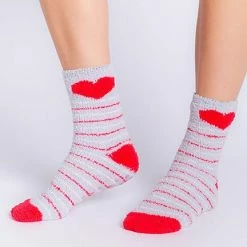 PJ Salvage Fun Socks RAFX1 - Heather Gray