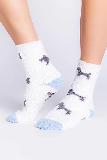 PJ Salvage Fun Socks RAFX1 - Ivory
