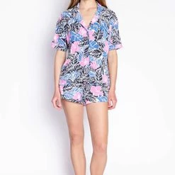 PJ Salvage Bali Bound Short PJ Set REBAPJ